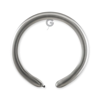 Balónek modelovací #089 SHINY stříbrný 