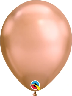 Balónek Qualatex CHROME - rosegold 11"/28cm
