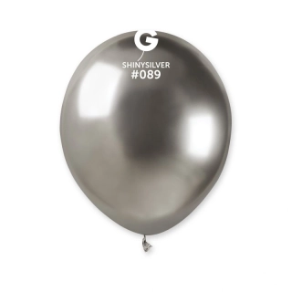 Balónek SHINY 13cm/5" #089 stříbrný