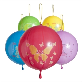Balónek tvar punch ball potisk