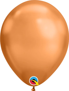 Balónek Qualatex CHROME - měděný 7"/18cm 