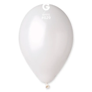 Balónek 30cm/12" #029 bílý 50 ks
