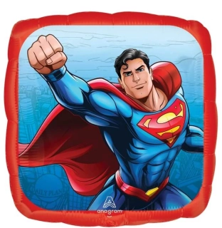 Fóliový balonek čtverec Superman 46cm