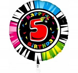 ANIMALOONS 5 ZEBRA 54cm KULATÝ