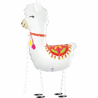 Chodící Lama 104cm fóliový balónek