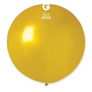 Balónek 80cm/31" #039 metal zlatá 25 ks