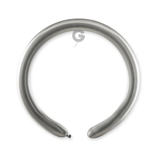 Balónek modelovací #089 SHINY stříbrný (100ks/bal)