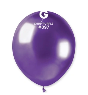 Balónek SHINY 13cm/5" #097 fialový 100 ks