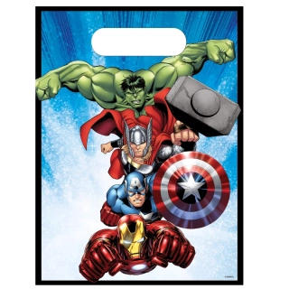 Plastové tašky Avengers Evergreen 6 ks