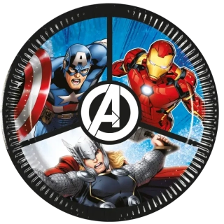 Papírové talířky Avengers Evergreen 20cm - 8ks
