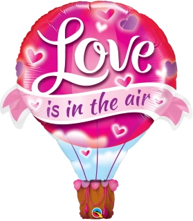 Foliový balonek Love is in the air - Balón 107 cm