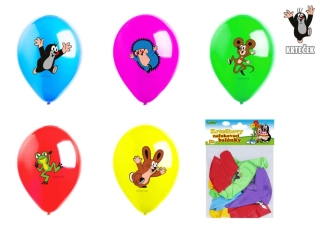 Latexové balónky Krteček a kamarádi 30 cm 5 ks
