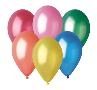 Latexové balonky 28cm/11" #082 metalický barevný mix 100ks