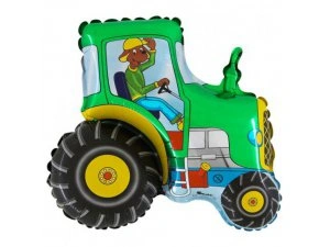 Fóliový balónek MINI Traktor Zelený 35cm