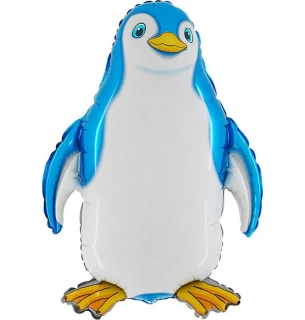 Fóliový balónek MINI Tučňák Modrý 35cm