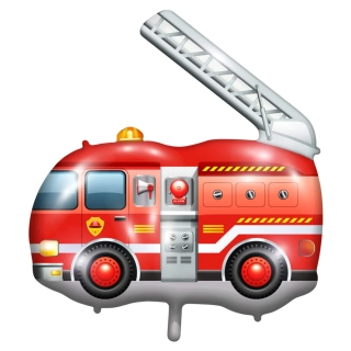 Fóliový balónek Hasičské auto 65 cm
