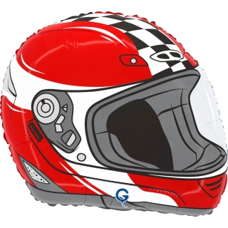 Fóliový balónek závodní přilba 38 cm