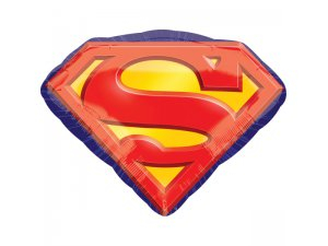 Fóliový balónek odznak Superman 66 cm