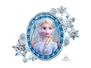 Fóliový balónek Zrcadlo Ledové Království 2 - 76x66 cm