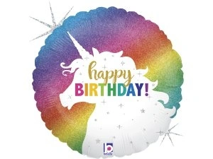 Fóliový balónek Jednorožec Kruh 92cm