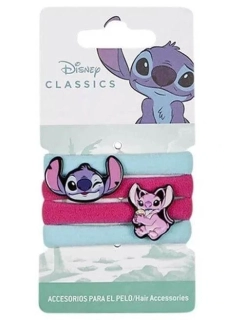 Gumičky do vlasů Stitch 4 ks