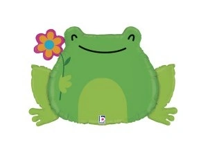 Fóliový balónek Zahradní Žába 79cm