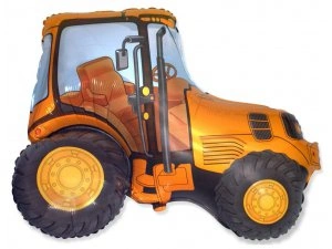 Fóliový balónek Traktor Oranžový 73cm x 95cm