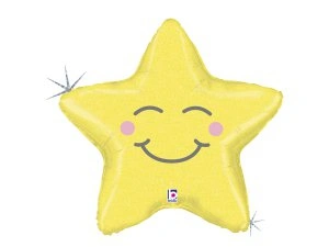 Fóliový balónek Buclatá Hvězda 67cm