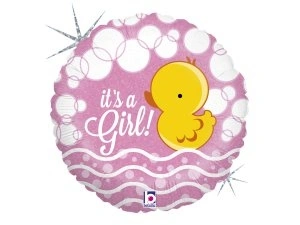 Fóliový balónek Kačenka Holka Kruh 46cm