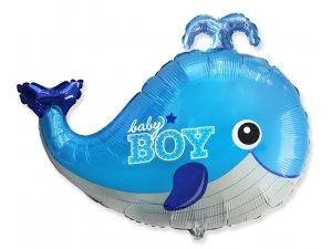 Fóliový balónek Velryba modrá 66cm x 86cm