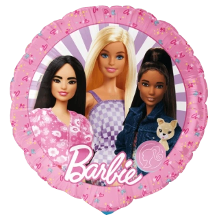Fóliový balónek kruh panenky Barbie 45 cm