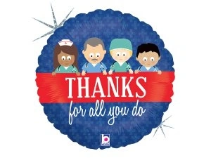 Fóliový balónek Děkujeme Zdravotníkům 46cm