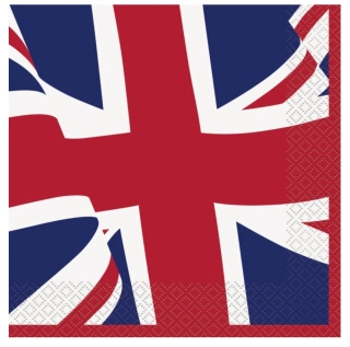 Papírové ubrousky Velká Británie 16ks