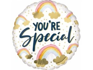 Fóliový balónek Kruh - You´re special 43cm