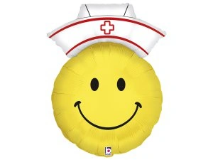 Fóliový balónek Sestřička Emoji 71cm