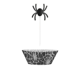 Napichovátka s košíčky Pavouk 24 ks