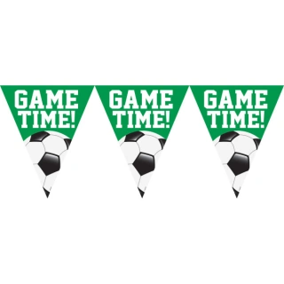 Vlaječková girlanda Fotbal - Game Time 365 x 25 cm