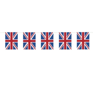 Vlaječková girlanda Velká Británie 10m
