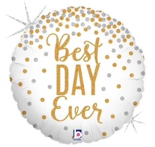 Fóliový balónek Best Day Ever 45cm