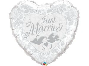 Fóliový balónek Just Married 91cm