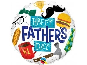 Fóliový balónek Kruh - Den otců 46cm