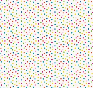 Balící papír Barevné puntíky