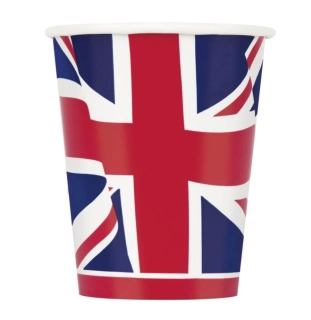 Papírové kelímky Velká Británie 8ks