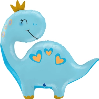 Fóliový balonek Modrý dinosaurus 71 cm