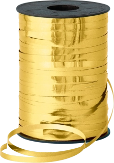 Stuha metalická 5mm x 250m zlatá