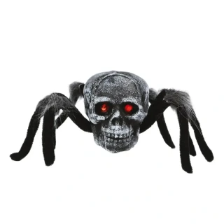 Dekorace na Halloween Pavouk s lebkou