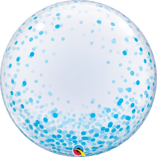 Bublina DECO - Konfety modré 61cm