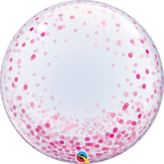 Bublina DECO - Konfety růžové 61cm