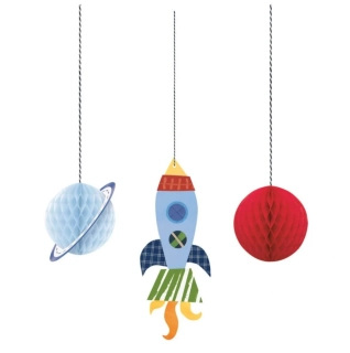 Závěsné dekorace Vesmír 3ks