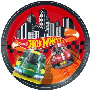 Papírové talíře Hot Wheels 23cm - 8ks